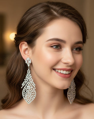 Royal Tear Crystal Danglers